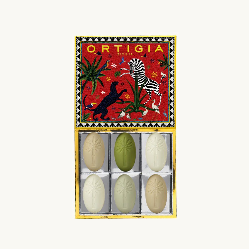 Jungle Rosso olivtvål 6-pack