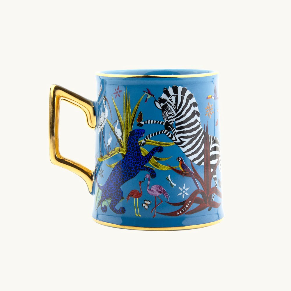 Jungle mugg blå