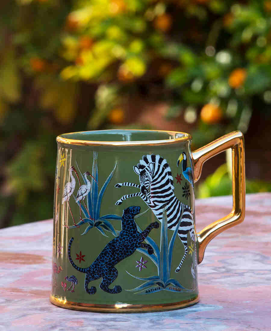 Inspirationsbild på Jungle mugg grön