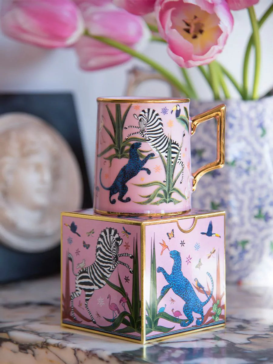 Jungle mugg rosa